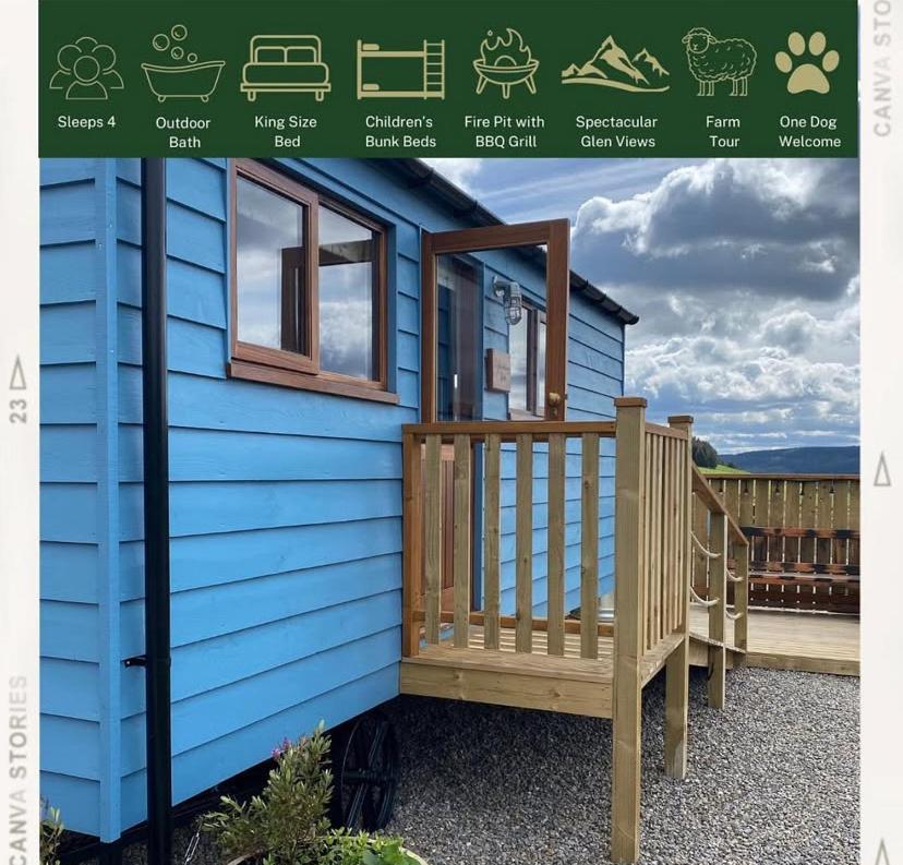 Lodge Ledmacoy Shepherds Huts Strathdon (Aberdeenshire)